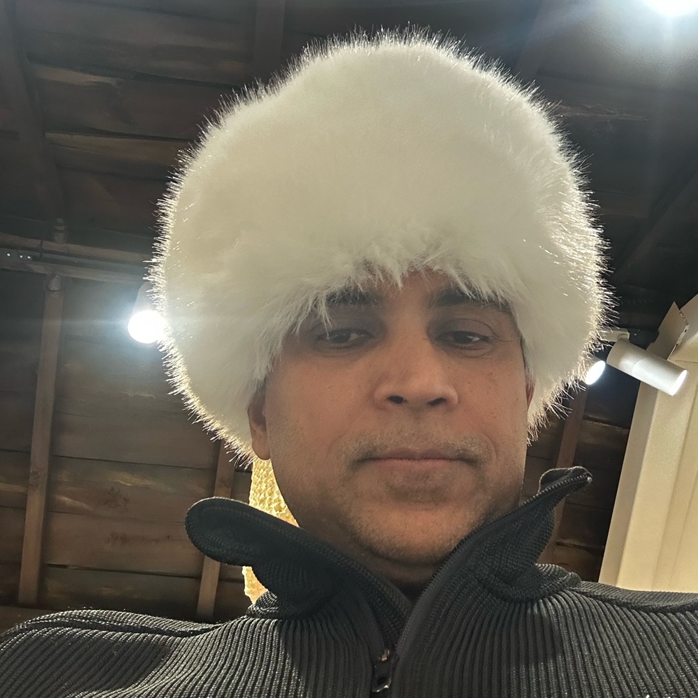 Luxurious White Fur Hat